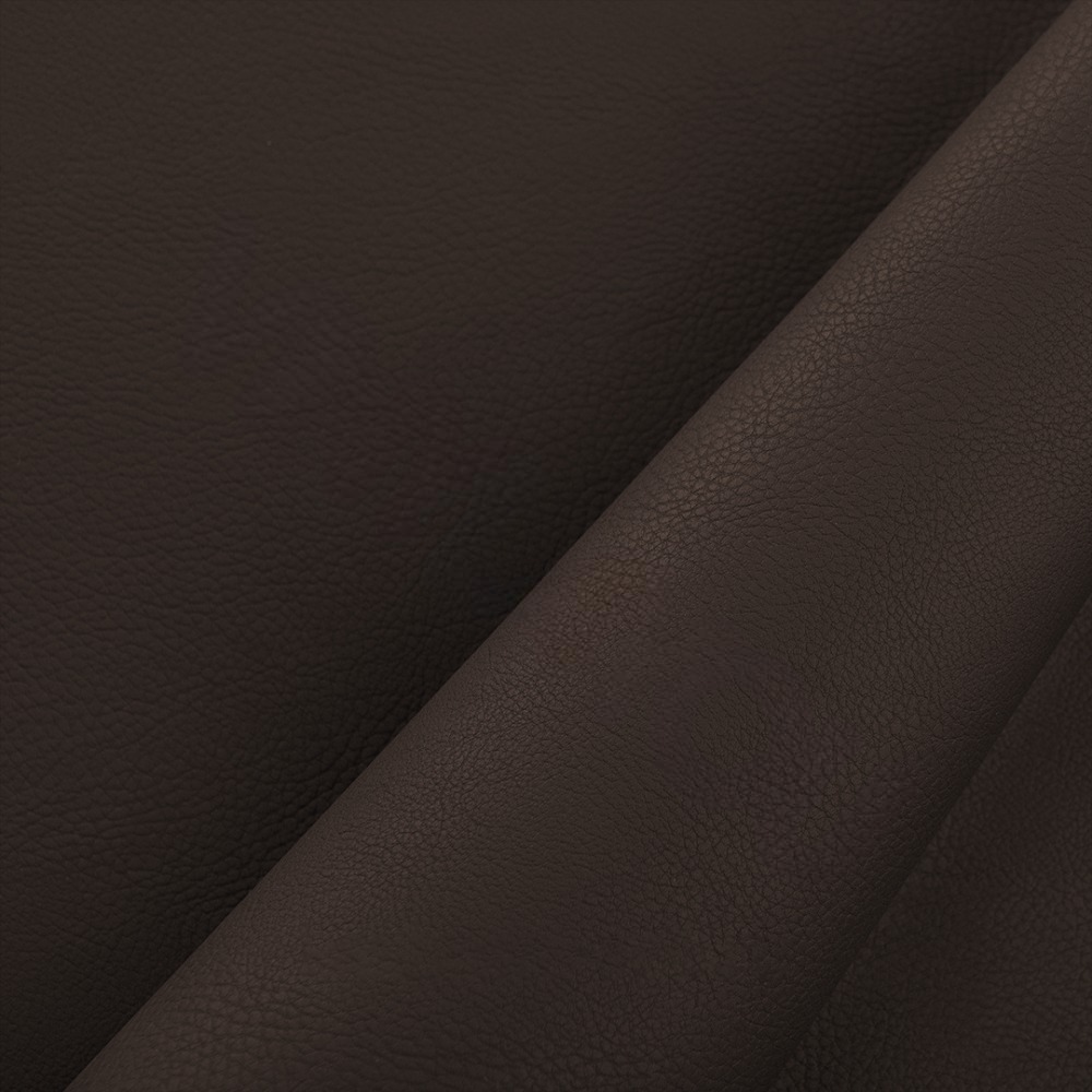Экокожа без клея Орегон Темно-коричневая