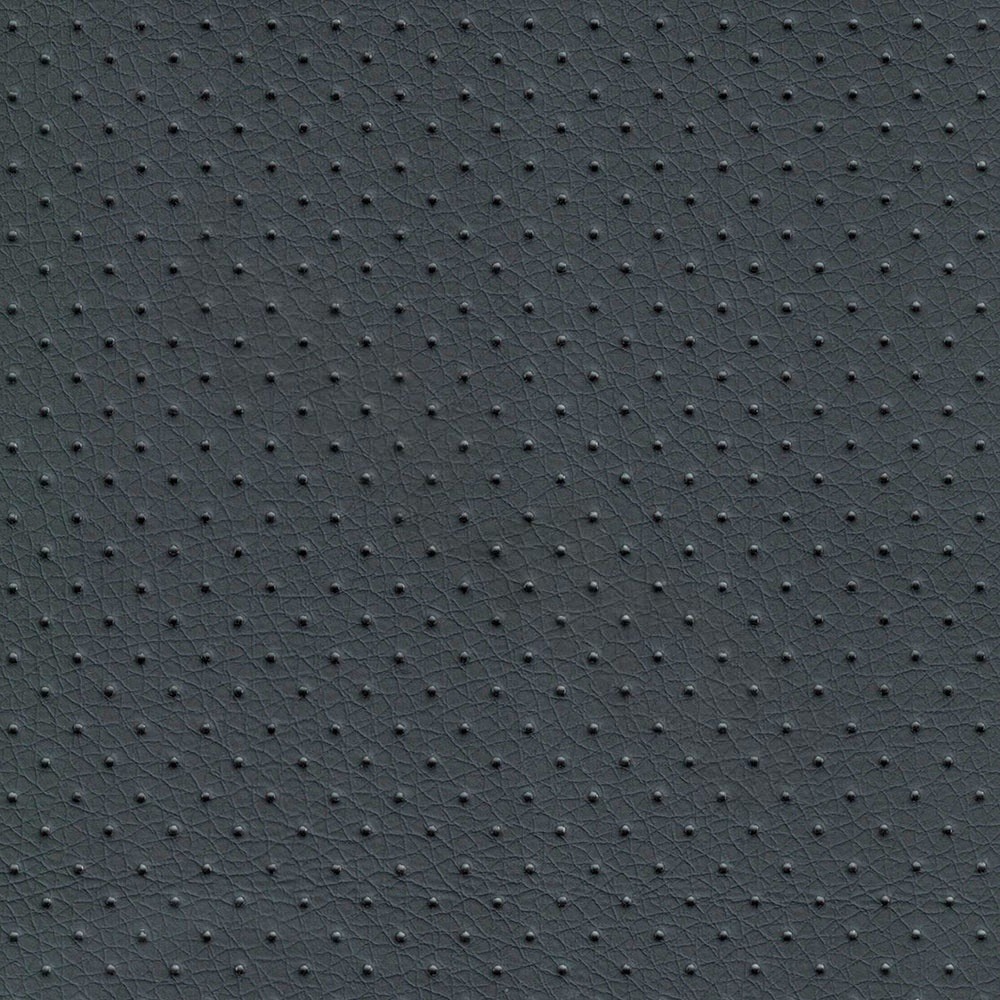 Экокожа без клея перфорированная Орегон Темно-серая