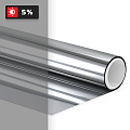 Зеркальная тонировочная пленка SHG SILVER R 5%