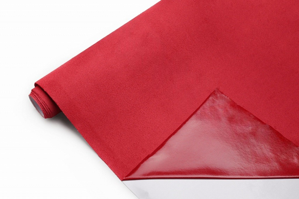 Алькантара красная