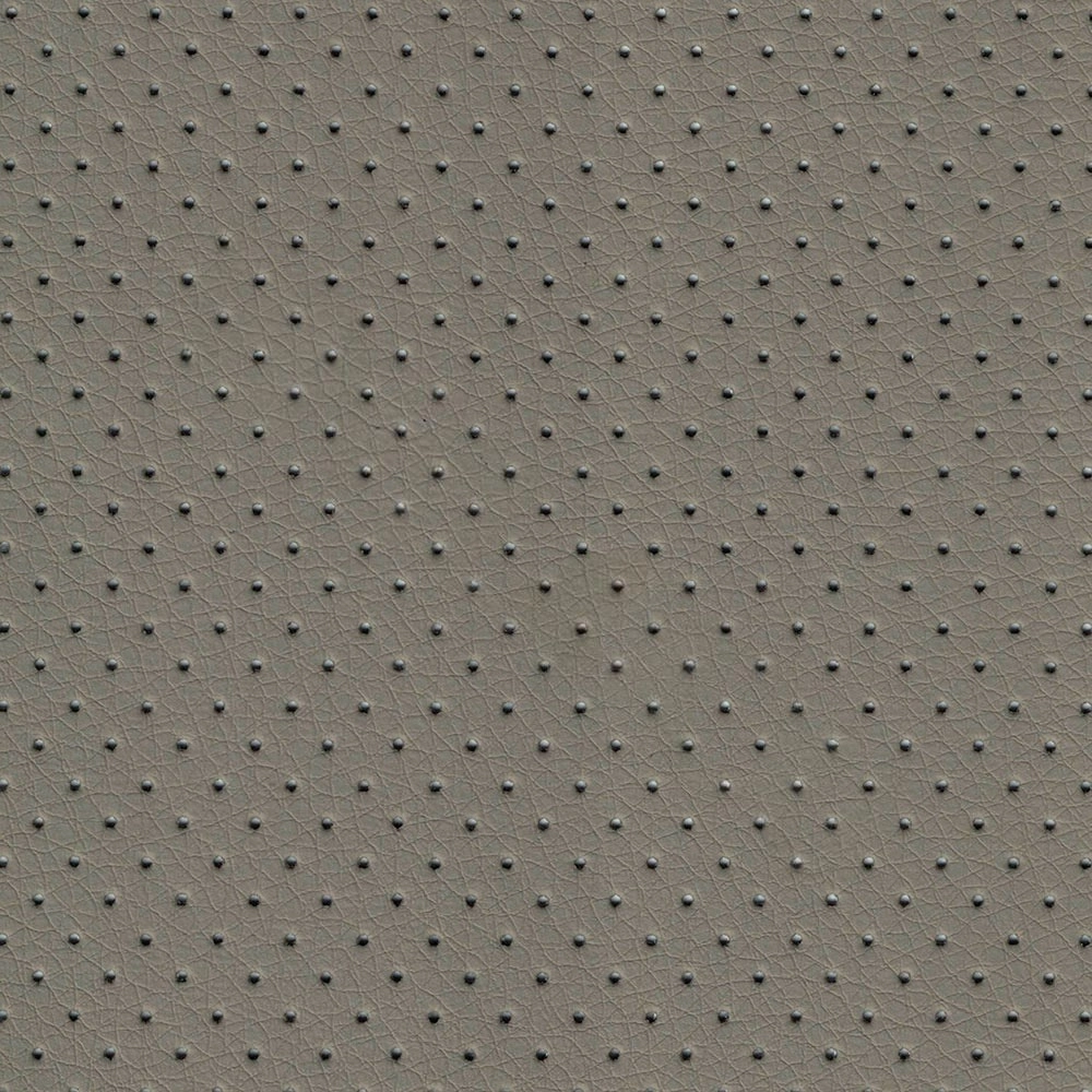 Экокожа без клея перфорированная Орегон Серая